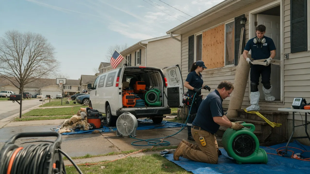 Water Damage Restoration in Burden, KS near me